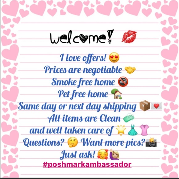 Welcome to my closet! π Iβm a Posh Ambassador π - Picture 1 of 3